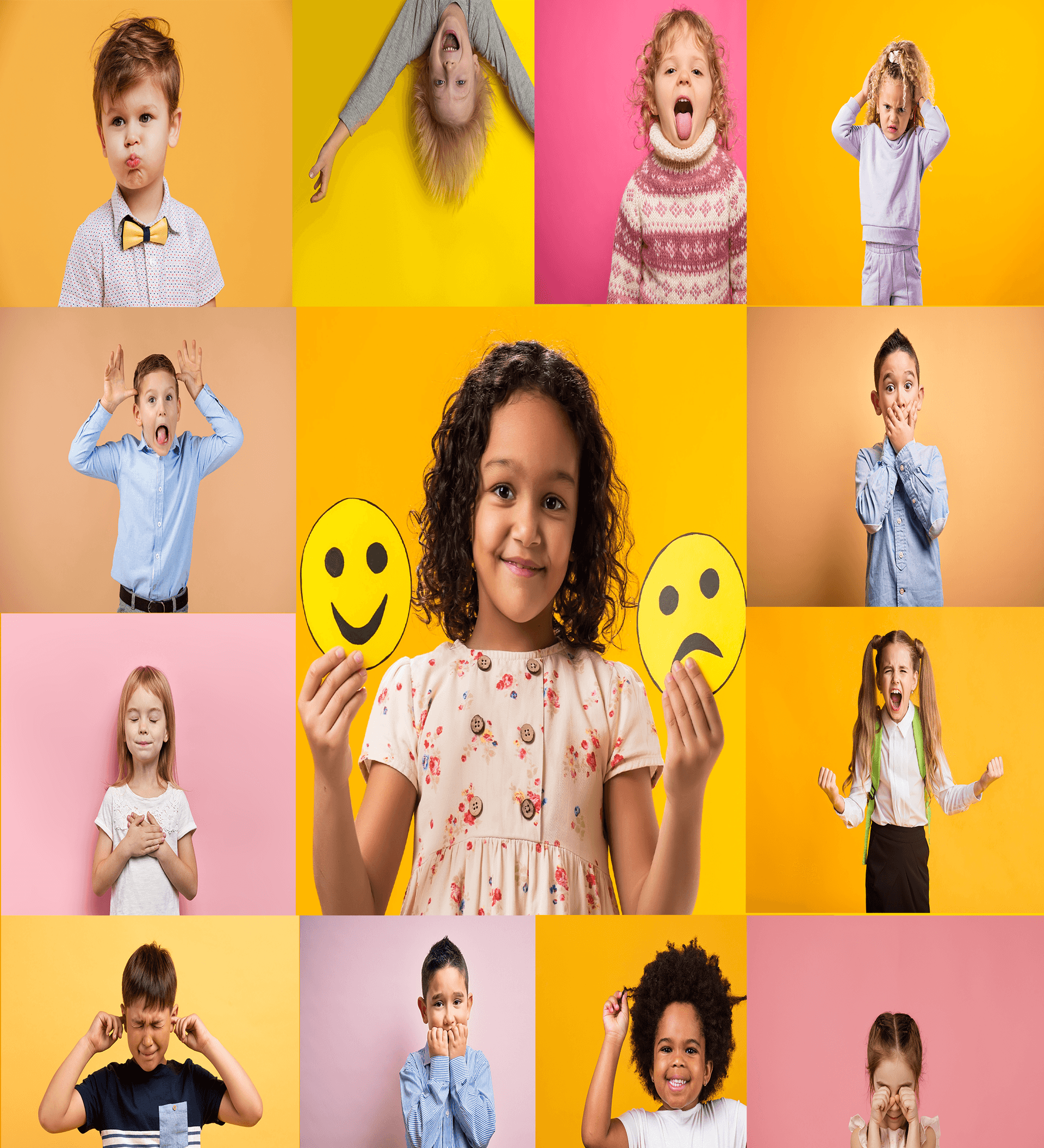 Children of different backgrounds